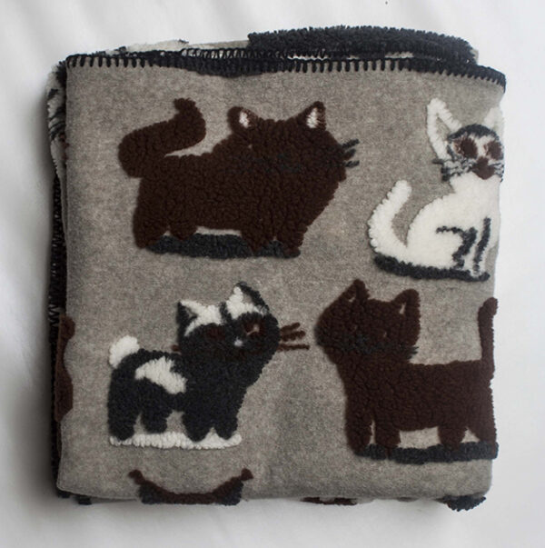 plaid di pile coperte